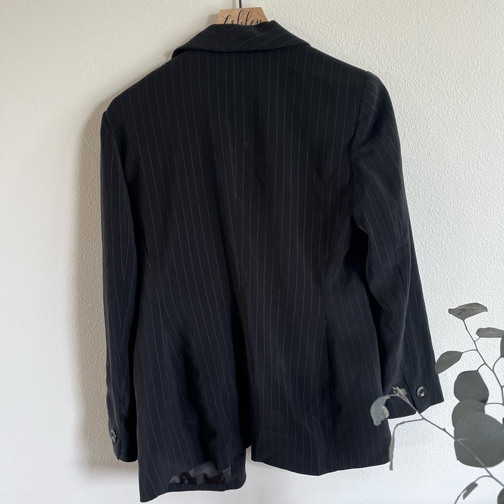 Oversize black blazer/ Size : 6